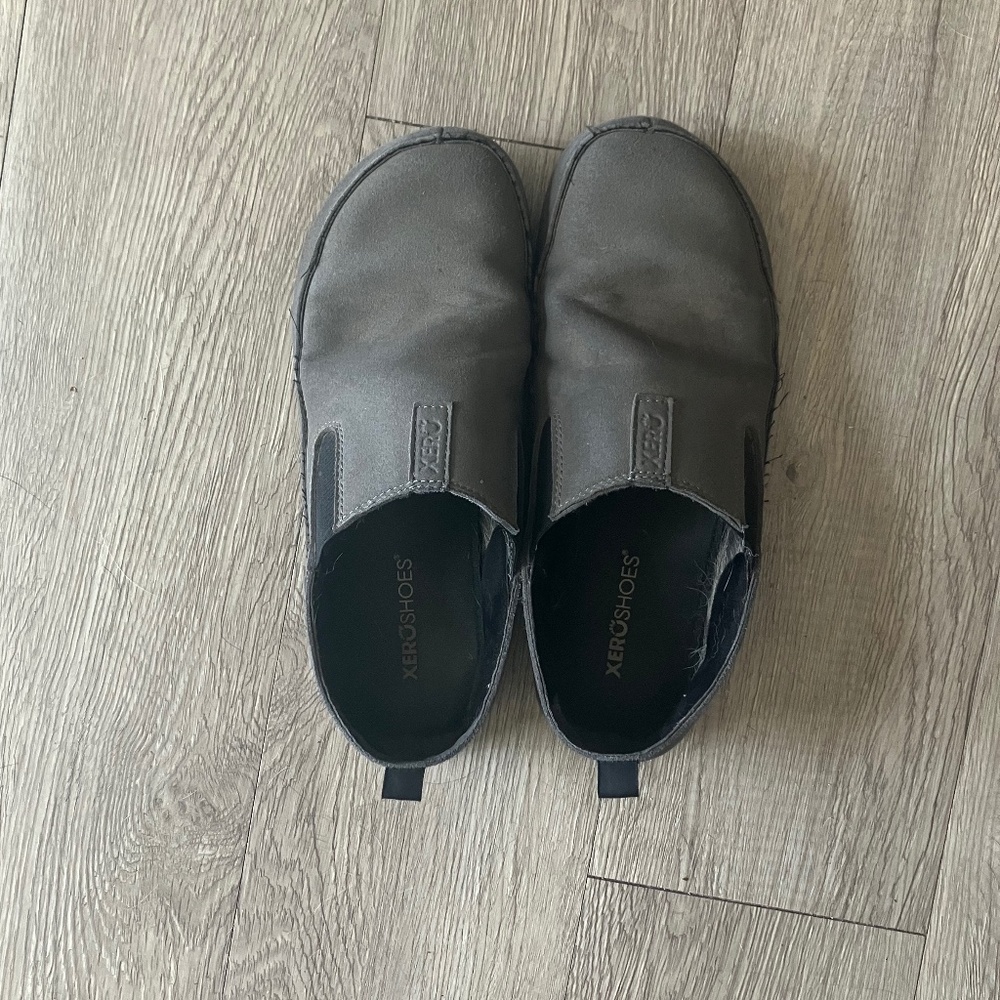 Xero Sunrise Grey Slip-On Shoes - men’s 8.5